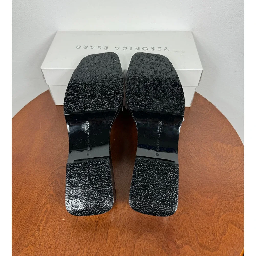 Veronica Beard Davina Jelly Slides in Black Size 7 - Picture 8 of 9